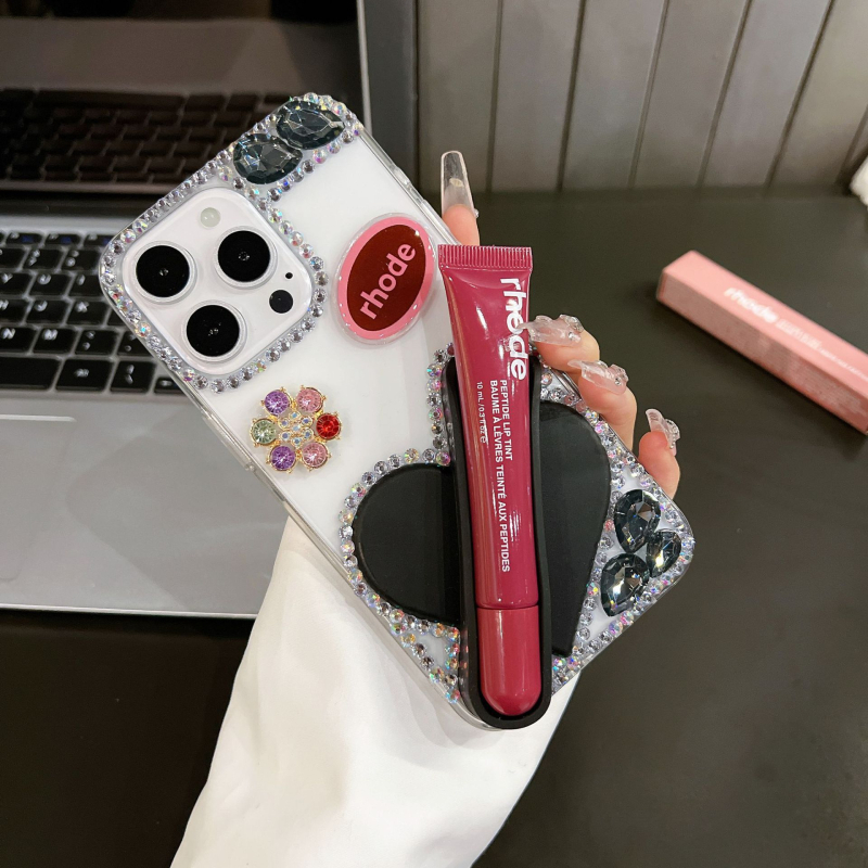 Ръчно изработен 2-in-1 силиконов защитен калъф за iPhone 11-14 Pro/Pro Max, с опция за персонализиране, луксозен стил