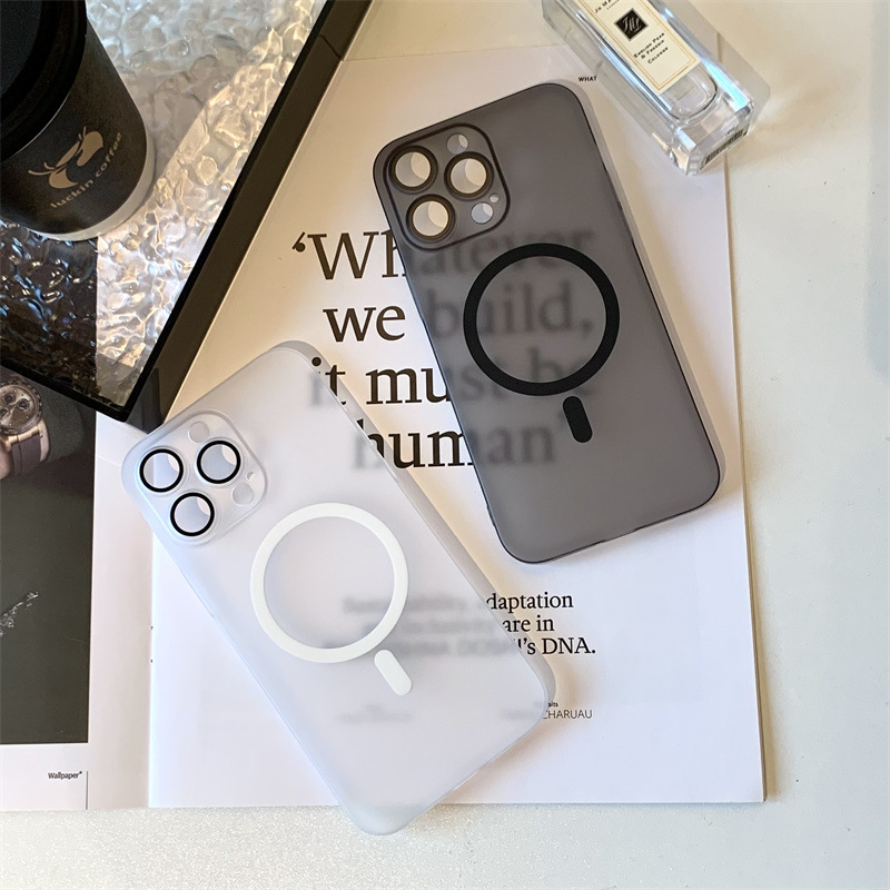 Калъф за Apple iPhone, PC материал, матово покритие, магнитно заключване, удароустойчив, анти отпечатъци