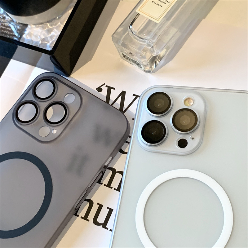 Калъф за Apple iPhone, PC материал, матово покритие, магнитно заключване, удароустойчив, анти отпечатъци