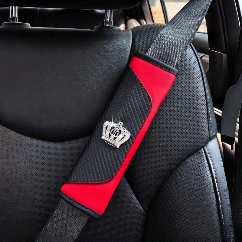 Autó öv vállpárna – szövet, testreszabható, dekoratív belső kiegészítő