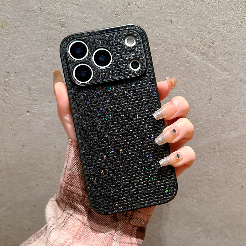 Carcasă de protecție din silicon, cu accente electroplate, anti-cadere, cu brățară, compatibilă cu iPhone 11 Pro/11 Pro Max, 12 Pro/Max, 13 Pro/Max, 14 Pro/Max