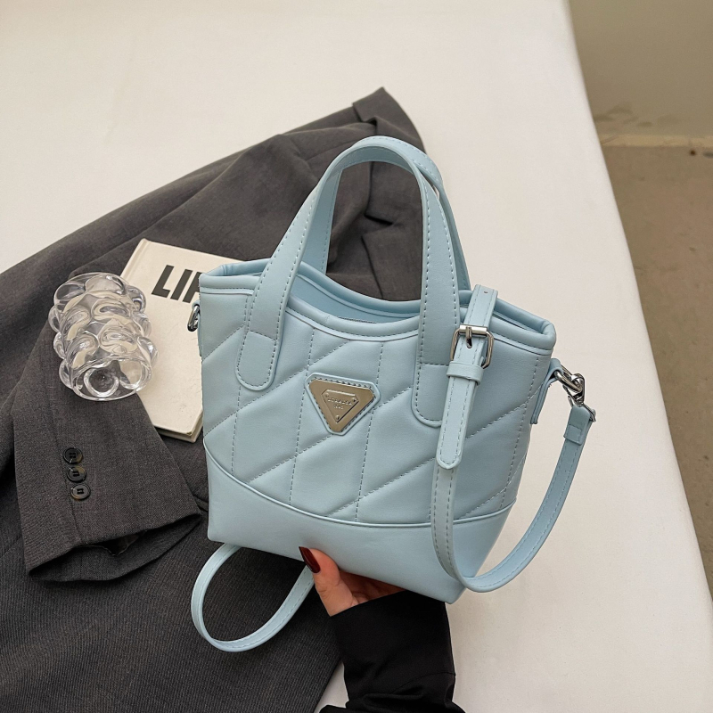 PU kožna bucket bag u gradskom minimalističkom stilu, zatvaranje zipom, unutarnja džep sa zipom i džep za mobitel