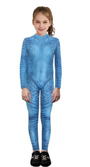 Unisex cosplay kombinezon Avatar 2 s 3D digitalnim otiskom, jednodjelni kroj za nastup