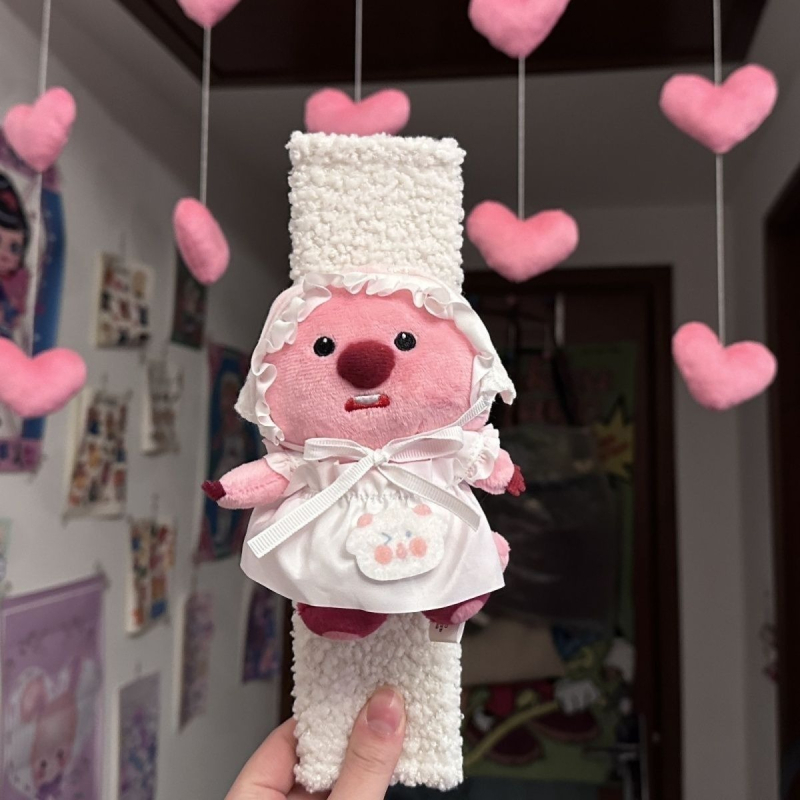 Acoperire pentru centura de siguranță auto, moale, pentru femei; Brand Flower Rain Night; Greutate 0.15