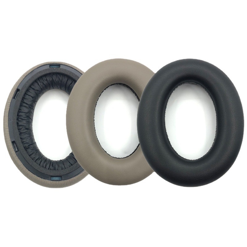 Husă de piele pentru căști Sennheiser Momentum 4.0 Wireless – material piele proteică/piele de miel, compatibilă cu Momentum 4.0, montaj ușor, confort la purtare