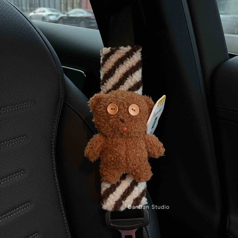 Nadlak ramena sigurnosnog pojasa automobila s Minion Tim Bear, slatka auto dekoracija za parove, Shuai hao, 0,3 kg