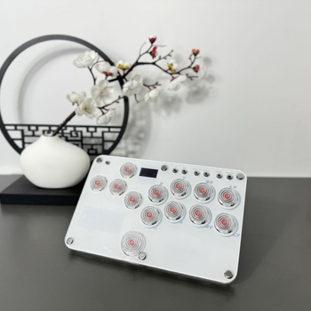 Capac posterioară pentru Hitbox Raspberry Pi tastatură de luptă cu 16 taste – USB, acrilic, LED, desene personalizate, imprimare a logo-ului disponibil