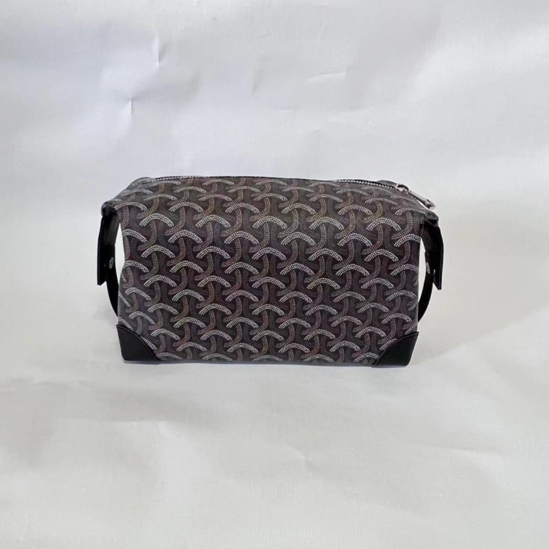 Τσαντάκι καλλυντικών από καμβά με εκτύπωση γραμμάτων, unisex, επένδυση από βαμβάκι, αστικός μινιμαλιστικός στυλ