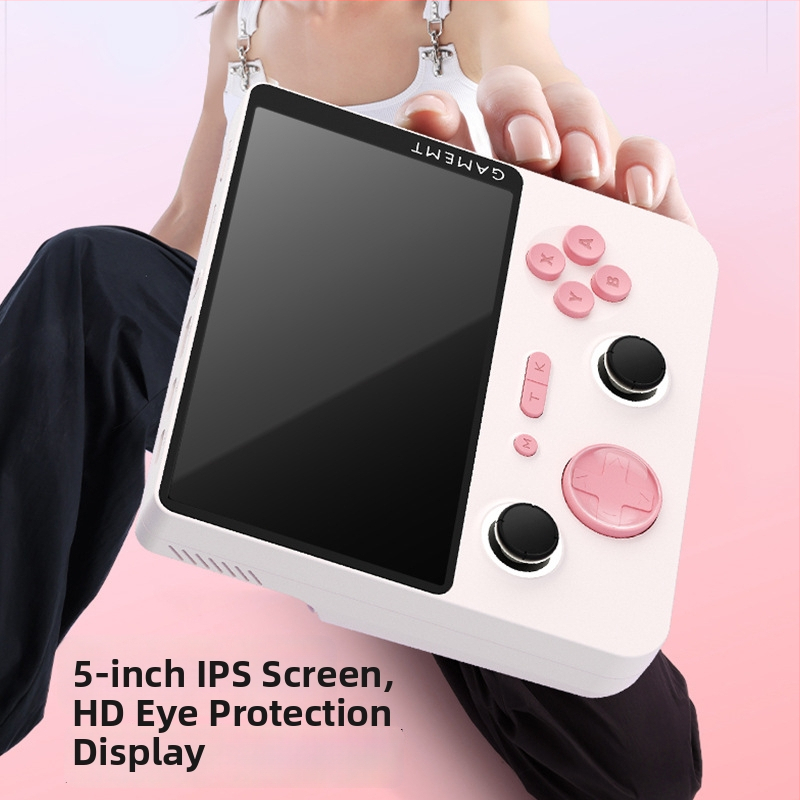 Nešiojama Rocker žaidimų konsolė su dviguba sistema, atviro kodo Android OS, Wi‑Fi, Bluetooth, USB sąsaja