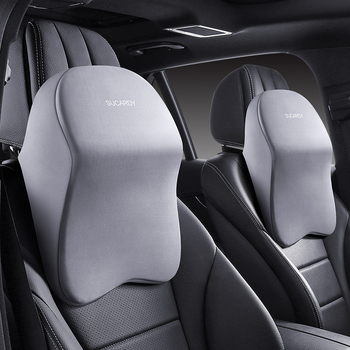 Perne auto pentru cap și gât cu spumă memory, suport lombar, potrivire universală, stil original — Shukadi