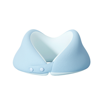 Pernă de gât din memory foam, în formă de U, pentru călătorii (Material Ice Silk, recuperare lentă, design modern)