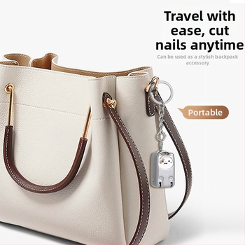 Мини сгъваем нокторезач от неръждаема стомана, портативен