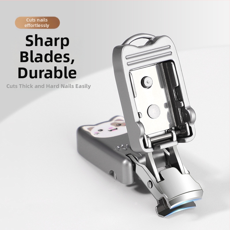 Mini kokkupandav küüne lõikur roostevabast terasest, kaasaskantav