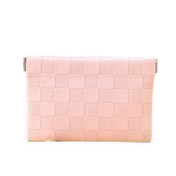 Τσαντάκι καλλυντικών, PVC καρό μοτίβο, χωρίς επένδυση, αστικός μινιμαλισμός, Fairy shi