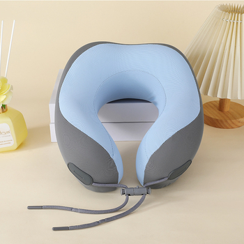 Jastuk U-oblik od memorijske pjene s Crystal veluru navlakom, odvojiv i periv, za ured, pogodan za odrasle