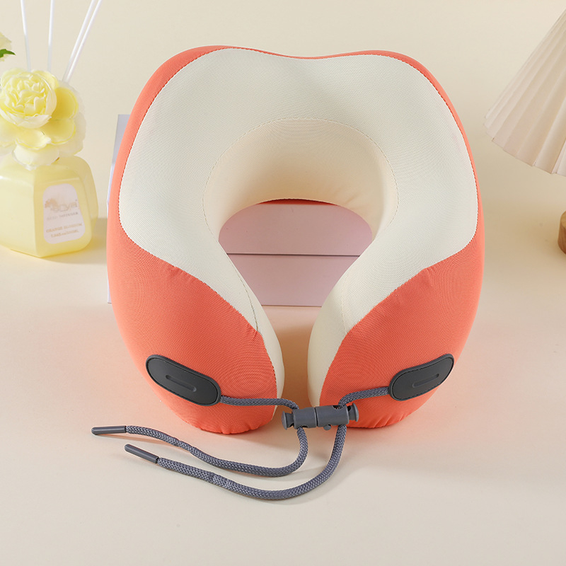 Jastuk U-oblik od memorijske pjene s Crystal veluru navlakom, odvojiv i periv, za ured, pogodan za odrasle