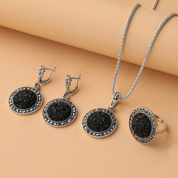 Ékszerszett: ötvözetből készült nyaklánc, fülbevaló és karkötő, bambusz lánccal, gyümölcs mintázattal, elektroplating bevonattal; uniszex, modern üzleti stílus; testreszabható magánmárkával