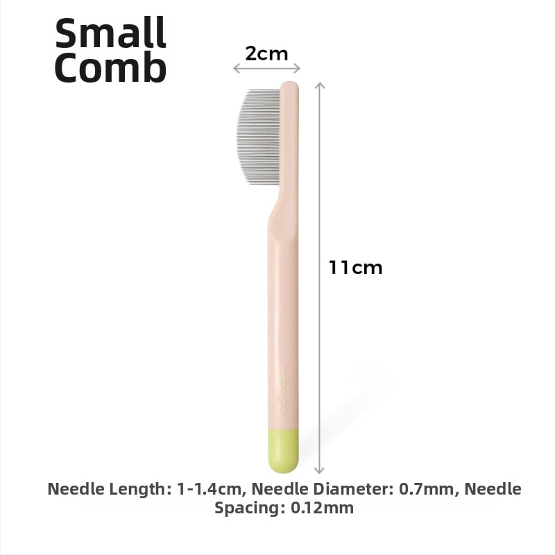 Linchen Pieptene de îngrijire pentru animale – pentru pete de lacrimi sub bărbie, potrivit pentru pisici și câini; Material: Altul