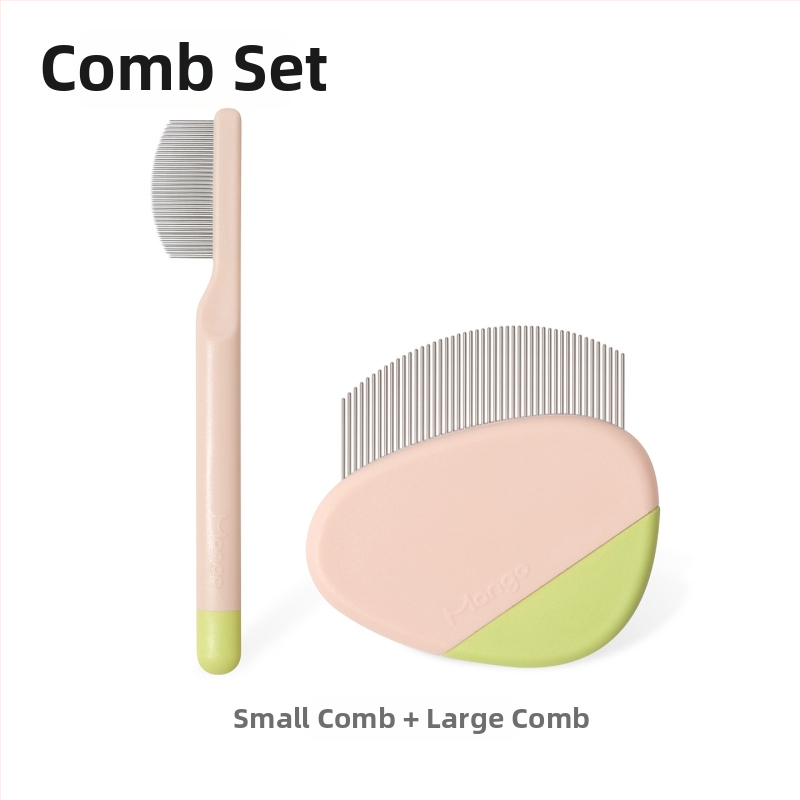 Linchen Pieptene de îngrijire pentru animale – pentru pete de lacrimi sub bărbie, potrivit pentru pisici și câini; Material: Altul