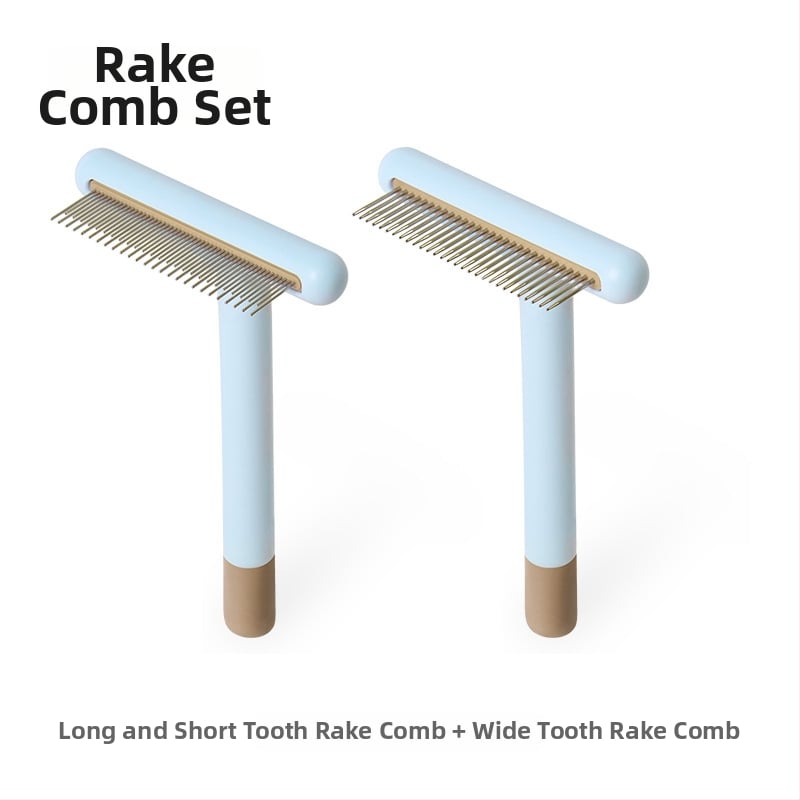 Linchen Pieptene de îngrijire pentru animale – pentru pete de lacrimi sub bărbie, potrivit pentru pisici și câini; Material: Altul