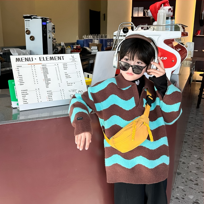 Geantă crossbody pentru copii — model solid, material nylon, design unisex, respirabilă, pentru uz zilnic