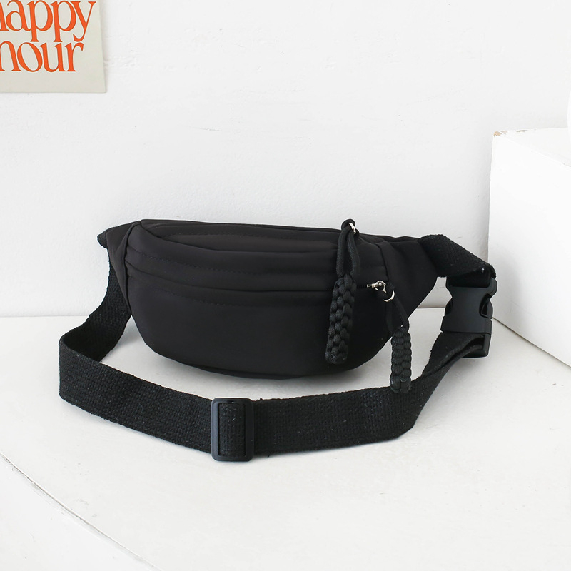 Geantă crossbody pentru copii — model solid, material nylon, design unisex, respirabilă, pentru uz zilnic