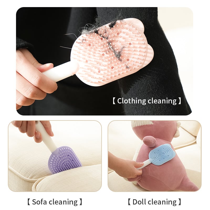 Četka za uklanjanje dlaka i češalj za mačke i pse — Materijal: PP i silika gel; Značka: Druga; Privatna oznaka dostupna