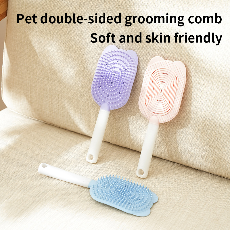 Četka za uklanjanje dlaka i češalj za mačke i pse — Materijal: PP i silika gel; Značka: Druga; Privatna oznaka dostupna