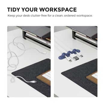 Silikonski magnetski organizator kablova – stolni organizator kablova, jednostavan mini namotivač