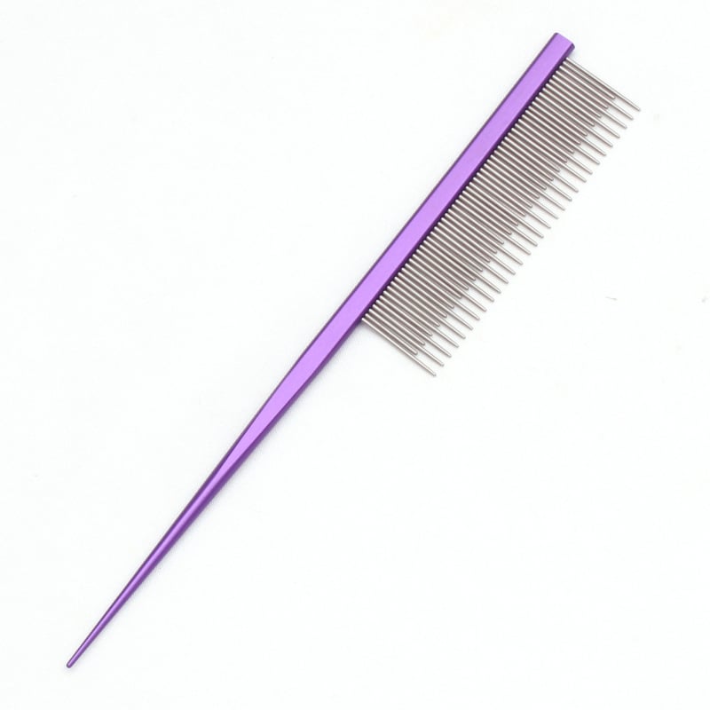 Грижа за домашни любимци: неръждаема стомана гребен с остър връх за разделяне, за кучета – професионален инструмент за грижа
