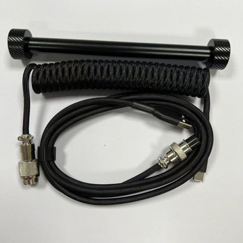 Метална пръчка за организиране на кабели за данни и клавиатури, авиационен щепсел и контр тегло