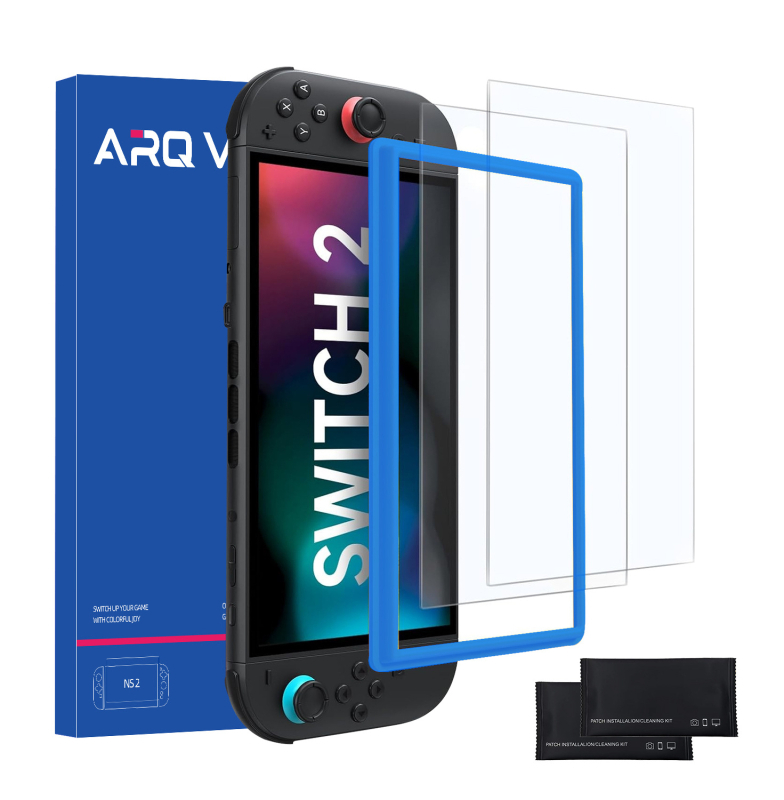 Arqvalora Switch 2 tvrdené sklo ochranný film na displej – HD ochrana Switch 2