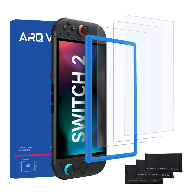 Arqvalora Switch 2 tvrdené sklo ochranný film na displej – HD ochrana Switch 2