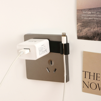 Органайзер за кабели за зарядни устройства и стенен контакт — прост дизайн, модел 227-E-0247, материал ТПЕ