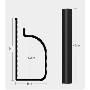 Organizator kablova ispod stola s vanjskim navijajućim mehanizmom, PC polikarbonat, model 009, stil navijanja: poslovni/kineski/jednostavan