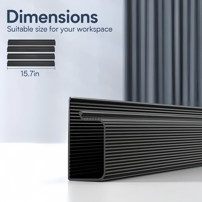 Organizator kablova ispod stola s vanjskim navijajućim mehanizmom, PC polikarbonat, model 009, stil navijanja: poslovni/kineski/jednostavan