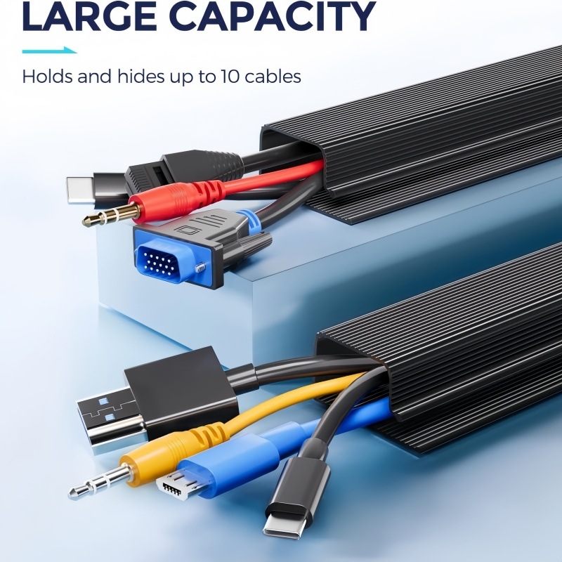 Organizator kablova ispod stola s vanjskim navijajućim mehanizmom, PC polikarbonat, model 009, stil navijanja: poslovni/kineski/jednostavan