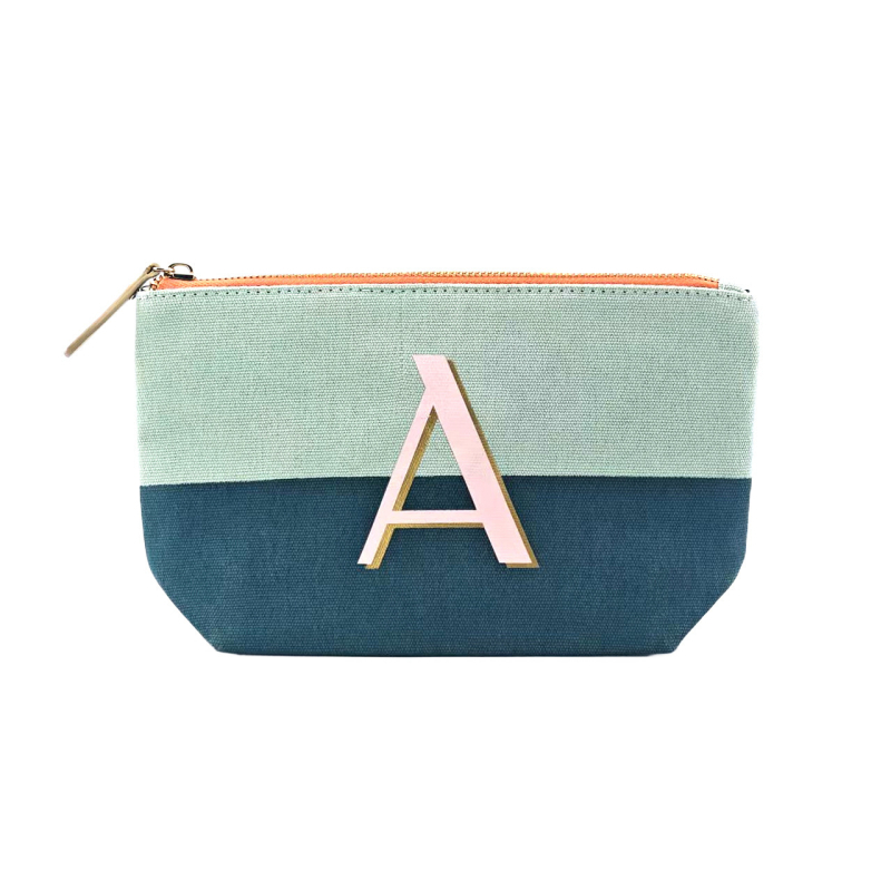 Isšivana kozmetička torbica velikog kapaciteta, prenosna, platnena, geometrijski uzorak, najlonska podstava, zatvarač