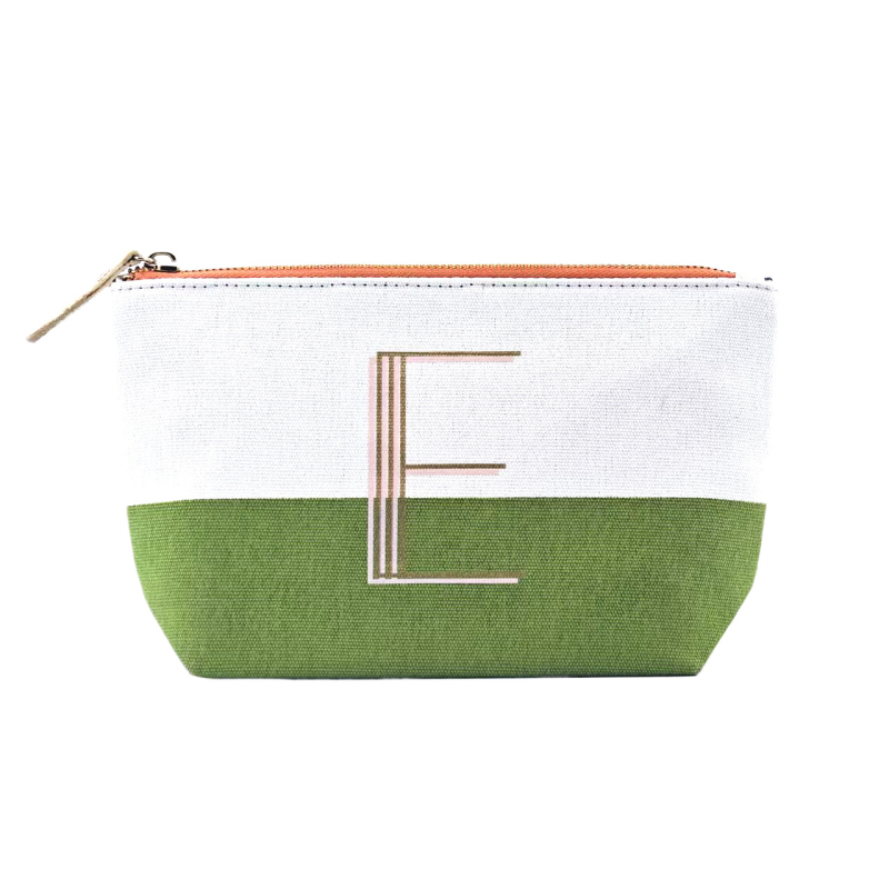 Isšivana kozmetička torbica velikog kapaciteta, prenosna, platnena, geometrijski uzorak, najlonska podstava, zatvarač
