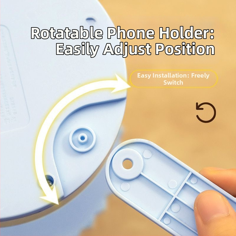 Galda lampa ar aptverošu dizainu, mīkstais acu draudzīgais apgaismojums, mācību lampiņa (5V iebūvēta akumulators, CRI ≥95, metāla abažūrs, balss vadība)