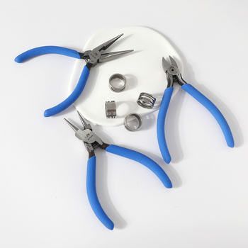 Guihe Pince cu nas ascuțit pentru înfășurat sârmă, clește diagonal, închizător auxiliar, instrument multifuncțional pentru mărgele