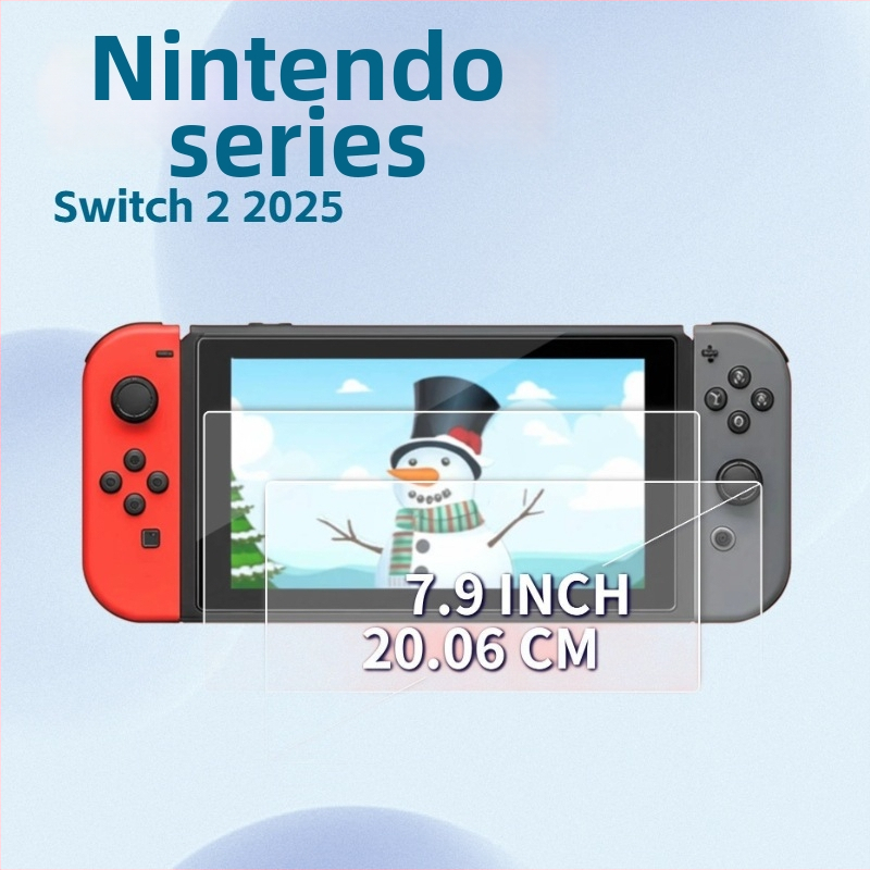 Ochranný sklenený film pre obrazovku Nintendo Switch OLED – 0,33 mm, priepustnosť >93%, HD ostrosť, odolný voči otlačkom, proti pádom, proti prachu