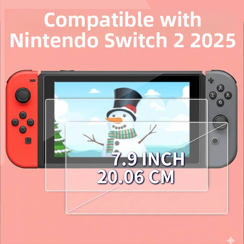 Ochranný sklenený film pre obrazovku Nintendo Switch OLED – 0,33 mm, priepustnosť >93%, HD ostrosť, odolný voči otlačkom, proti pádom, proti prachu