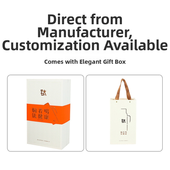 Titánból készült izolált termosz fogantyúval, nagy kapacitás, 6-12 órás szigetelés