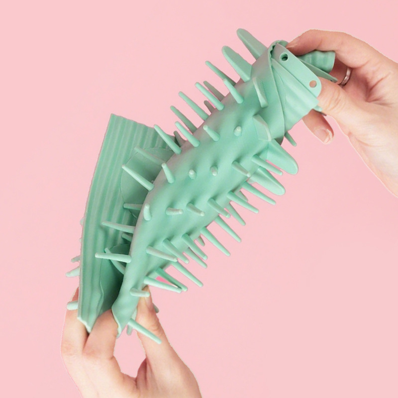 Cupa portabilă pentru spălarea lăbuțelor animalelor de companie — pentru pisici și câini, cu silicon cu atingere moale și design anti-accident, din PP și silicon