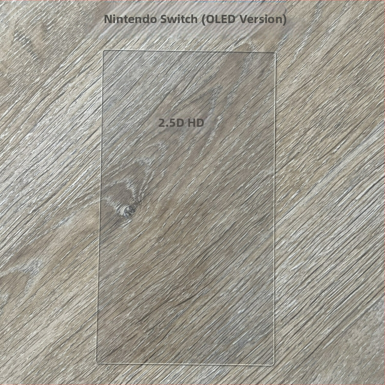 Ochranné sklo Nintendo Switch OLED, 0,33 mm Asahi sklo, predná membrána, 2.5D oblúk, HD, anti‑modré svetlo, anti‑otlačky prstov