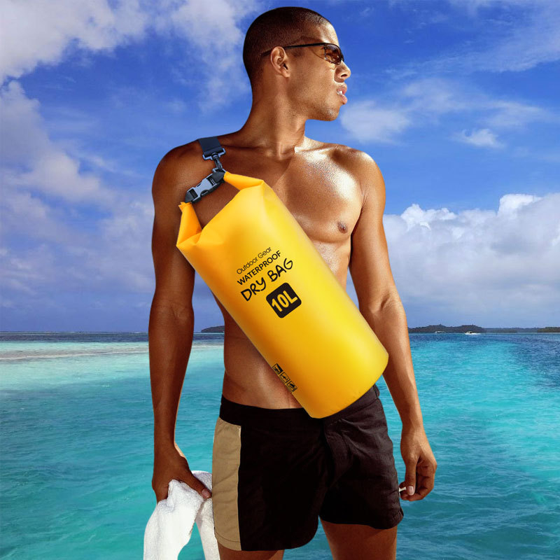 PVC водоустойчива суха кофа-чанка за къмпинг и гмуркане, на открито 3-40L