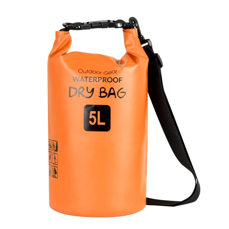 PVC водоустойчива суха кофа-чанка за къмпинг и гмуркане, на открито 3-40L