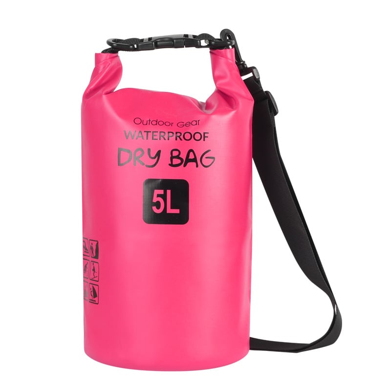 PVC водоустойчива суха кофа-чанка за къмпинг и гмуркане, на открито 3-40L