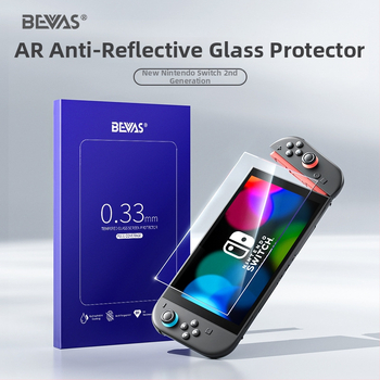 Zaštitno staklo za Switch2 — AR anti-refleksija, HD prozirnost, debljina 0,33 mm